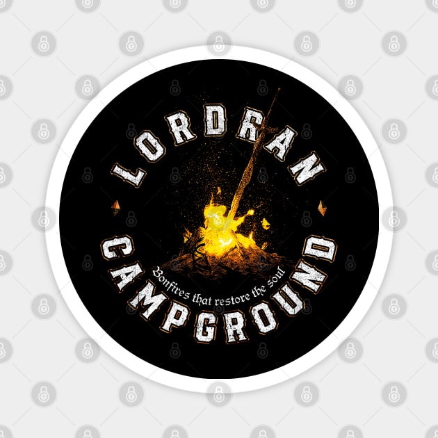 Lordran Campground Magnet by huckblade